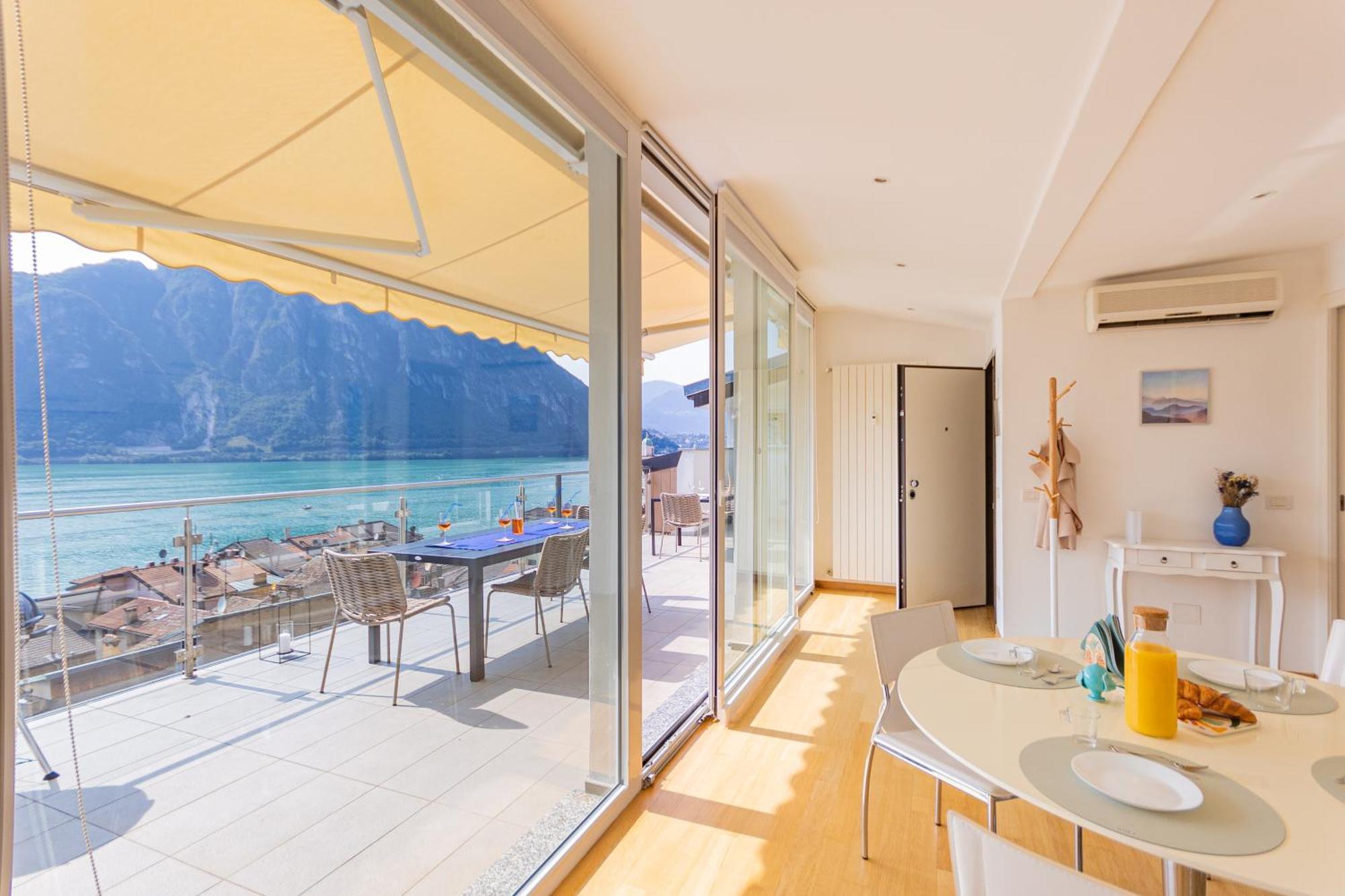 Casa Madlen - Bright Attic With Marvelous View Apartment Campione d'Italia Exterior photo
