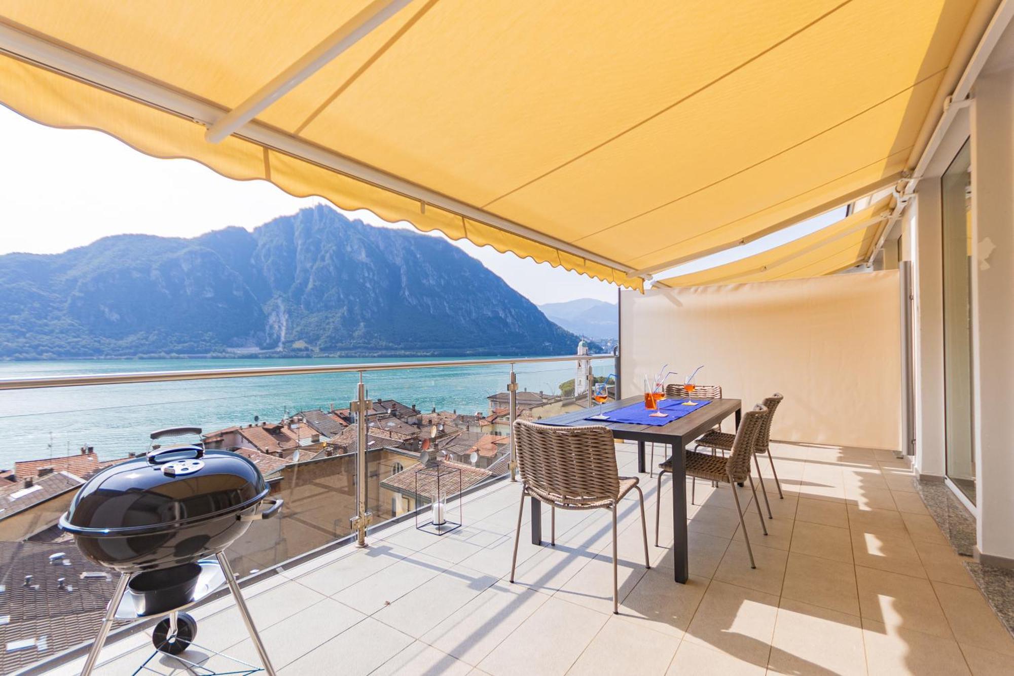Casa Madlen - Bright Attic With Marvelous View Apartment Campione d'Italia Exterior photo